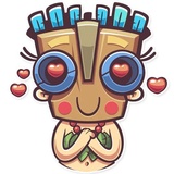 Tribal Masquerade WhatsApp Sticker #15