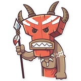 Tribal Masquerade WhatsApp Sticker #17