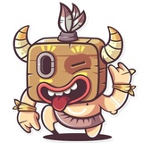 Tribal Masquerade WhatsApp Sticker #2