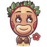 Tribal Masquerade WhatsApp Sticker #20