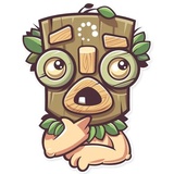 Tribal Masquerade WhatsApp Sticker #4