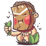 Tribal Masquerade WhatsApp Sticker #7