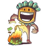Tribal Masquerade WhatsApp Sticker #9