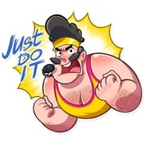 Aerobic Bob WhatsApp Sticker #12