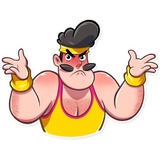 Aerobic Bob WhatsApp Sticker #13