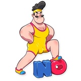 Aerobic Bob WhatsApp Sticker #14