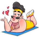 Aerobic Bob WhatsApp Sticker #2