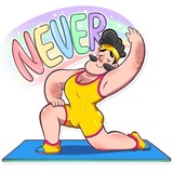 Aerobic Bob WhatsApp Sticker #20