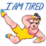 Aerobic Bob WhatsApp Sticker #21