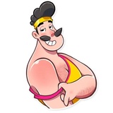 Aerobic Bob WhatsApp Sticker #22