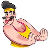 Aerobic Bob WhatsApp Sticker #27