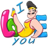 Aerobic Bob WhatsApp Sticker #6