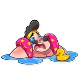 Aerobic Bob WhatsApp Sticker #9