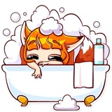 Alice Fox WhatsApp Sticker #11