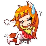 Alice Fox WhatsApp Sticker #14