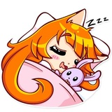 Alice Fox WhatsApp Sticker #16