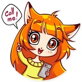 Alice Fox WhatsApp Sticker #21