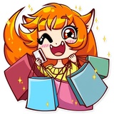 Alice Fox WhatsApp Sticker #26