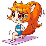 Alice Fox WhatsApp Sticker #28