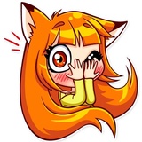 Alice Fox WhatsApp Sticker #4