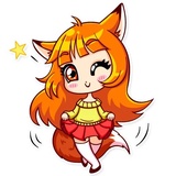 Alice Fox WhatsApp Sticker #5