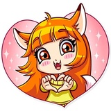 Alice Fox WhatsApp Sticker #6