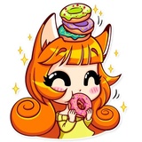 Alice Fox WhatsApp Sticker #8