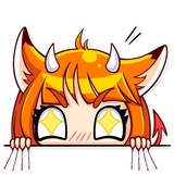 Alice Fox WhatsApp Sticker #9