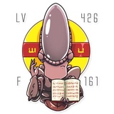 AI the Alien WhatsApp Sticker #10