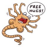 AI the Alien WhatsApp Sticker #15