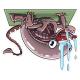 AI the Alien WhatsApp Sticker #27