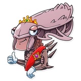 AI the Alien WhatsApp Sticker #3