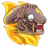 AI the Alien WhatsApp Sticker #4