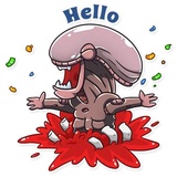 AI the Alien WhatsApp Sticker #5