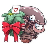 AI the Alien WhatsApp Sticker #6