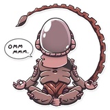 AI the Alien WhatsApp Sticker #7