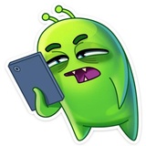 UFO WhatsApp Sticker #13