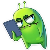 UFO WhatsApp Sticker #14