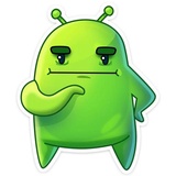 UFO WhatsApp Sticker #17