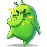 UFO WhatsApp Sticker #18
