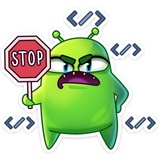 UFO WhatsApp Sticker #21