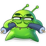 UFO WhatsApp Sticker #23