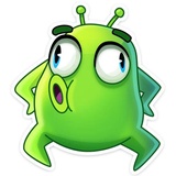 UFO WhatsApp Sticker #3