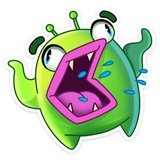 UFO WhatsApp Sticker #7