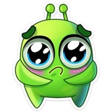 UFO WhatsApp Sticker #8