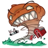 Mona Monkey WhatsApp Sticker #14