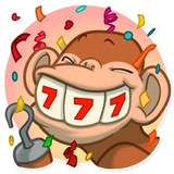 Mona Monkey WhatsApp Sticker #17