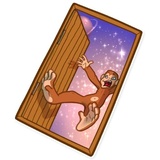 Mona Monkey WhatsApp Sticker #22