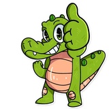 Alligator Harold WhatsApp Sticker #10