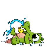 Alligator Harold WhatsApp Sticker #11